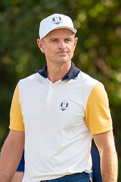 Justin Rose at the 2025 Ryder Cup