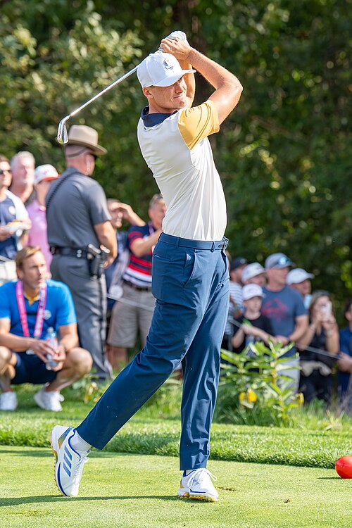 Ludvig Åberg at the 2025 Ryder Cup