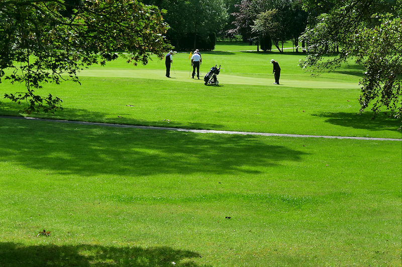 Matti Schmid playing at the 2025 Travelers Championship