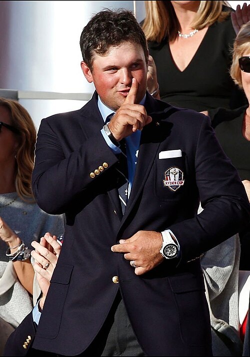 Patrick Reed arriving at the 2018 Ryder Cup