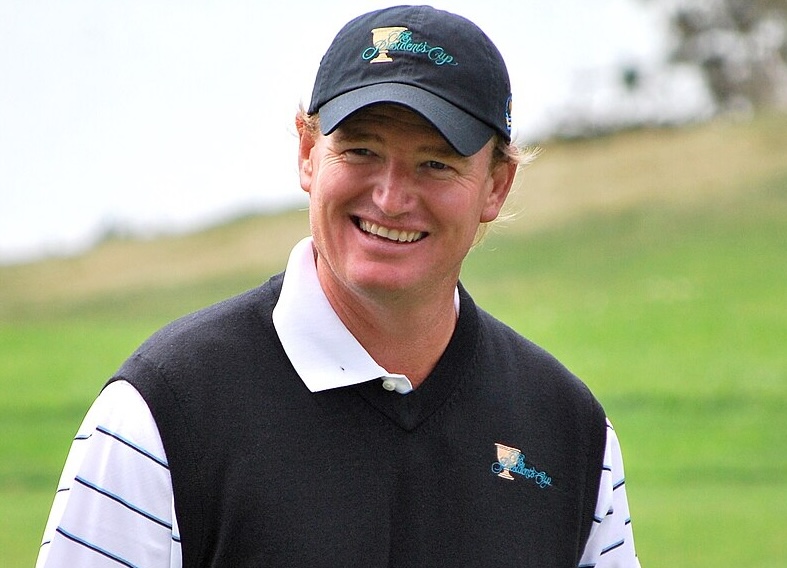 Ernie Els at the 2009 Presidents Cup at Harding Park in San Francisco.